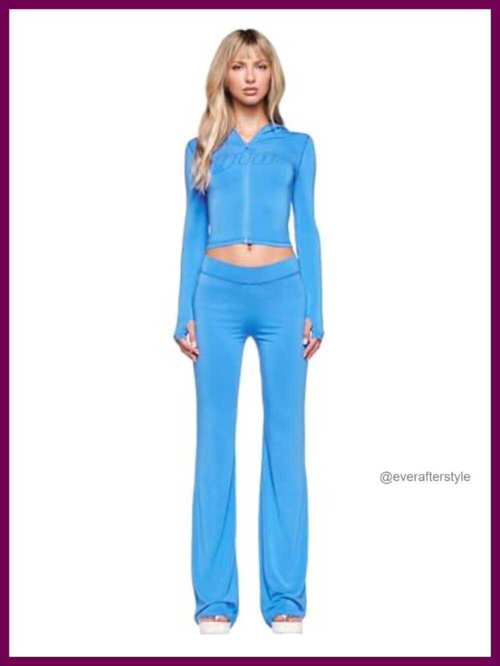 Semi Sheer Low Rise Flare Leg Trackpants Y2K Lounge Yoga